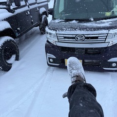 タントカスタム　4WD 車検付き