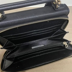女性ものショルダーバッグ　黒色（美品）の画像
