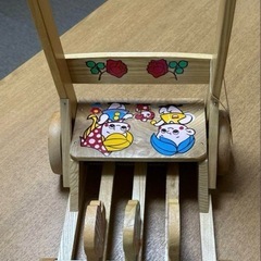 昭和レトロ　木製カタカタ