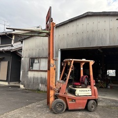 フォークリフト　トヨタ　1.5t 爪延長1.5m　の画像