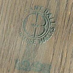 made in USA★希少・ビンテージチェア★ウィンザーチェア★conant ball furniture makers 1852の画像