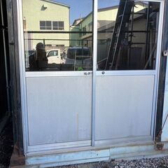 ☆中古￥5,000！プレハブアルミドア　家具　【BB069】