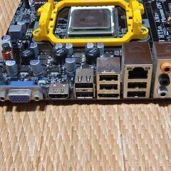【中古動作確認品】ECS GF8200A MCP78M-A V1.0 マザーボード AMD Athlon 64 X2 5400+ 2.8GHzの画像