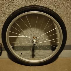 自転車　タイヤ　前輪