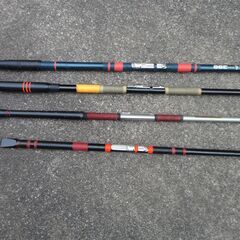 大物釣り キス カレイ ヒラメに最適な投げ竿4本セット（特価 1...