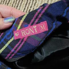 RONI Mサイズ チェック柄プリーツスカートの画像
