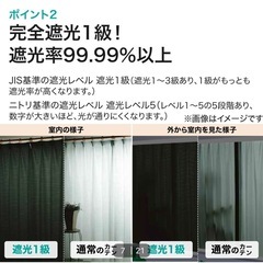 【美品】カーテン　100×200 2枚の画像