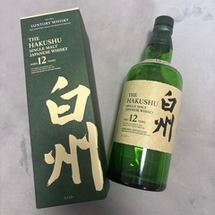 白州 空き瓶、箱
