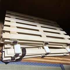 【取引中】ダブルサイズ用すのこ　下敷き用　ベッドやマットレスのカ...