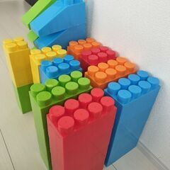 大きい ブロック カラフル 大型 大きな おもちゃ 玩具 大きくて 軽いの画像