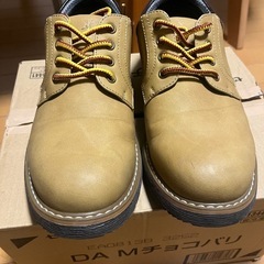 CAPTAIN STAG 撥水防滑レザーシューズ (イエロー) 4700の画像