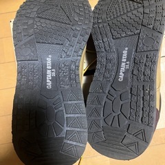 CAPTAIN STAG 撥水防滑レザーシューズ (イエロー) 4700の画像