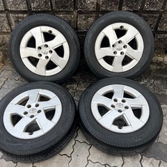 195/65R15 30プリウス純正タイヤホイール 2本5部山