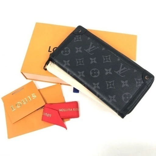 ◇ルイヴィトン◇モノグラムエクリプス/ トランク/ジッピー/ウォレット/長財布【現金払い】