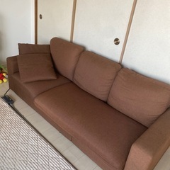 【美品】2〜3人用ソファ　ブラウン　　