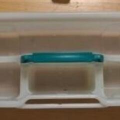 小学生　絵の具セット　図工　水彩絵の具　水色バッグ　肩紐有り　画材セット　小学校の画像