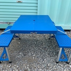 アルミ ピクニックテーブル 美品