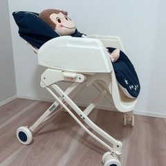ベビーラック　Aprica 　ベビーチェア　ゆらゆら　ハイローラック　お食事椅子　ゆらゆら　　　　　　　　　　　の画像