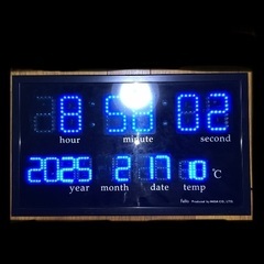 最終値下げ。プロフ必読。値下げ不可。LED掛け時計