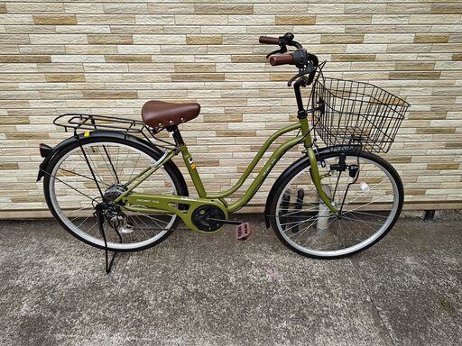 中古自転車 6段変速 26インチ LEDオートライト 軽整備済み 防犯登録対応 町田市 相模原市 MM636