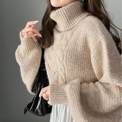 【新品】　classicalelf トップス　ケーブルニット　M　の画像