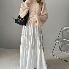 【新品】　classicalelf トップス　ケーブルニット　M　の画像