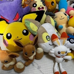 ポケモンぬいぐるみセットの画像