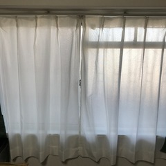 【新品未使用】レースカーテン短め