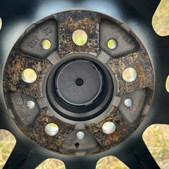 【値下げしました】schneder アルミホイール 17インチ ダンロップ　スタッドレスタイヤ付の画像