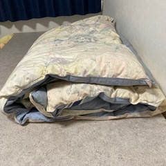 取引中【差し上げます】掛け布団