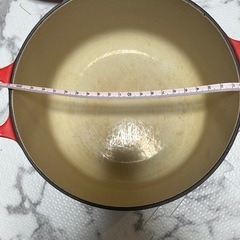 ル・クルーゼ ココット・ロンド 20cm チェリーレッド 20CM LE CREUSET