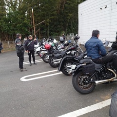 おじさんツーリングHarley-Davidson − 茨城県
