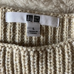 ユニクロ7分丈袖セ－タ－の画像