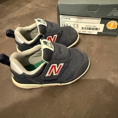 NB ニューバランス　ベビー　ファーストスニーカー　14cm ネイビー
