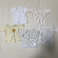 ファミリア等　ベビー肌着5枚セット　50-60