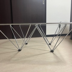 【お渡し予定あり】ガラステーブルの画像