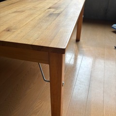 【2/25迄】無印良品 パイン材ローテーブルの画像