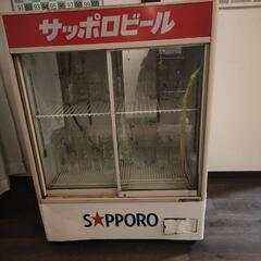 値下げしました！サッポロ レトロ冷蔵庫の画像
