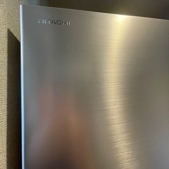 日立 冷蔵庫 幅54cm 315L ライトゴールド R-V32SV N 3ドア 右開き まんなか野菜室 シンプルデザインの画像
