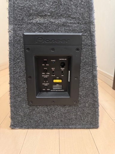 TS-WX1010A パイオニア カロッツェリア 25cmウーハー搭載パワードサブウーファー（チューンアップウーファー） リモコン付き