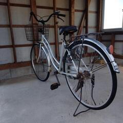 自転車(パンクしてます)