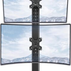 【ほぼ新品】モニターアーム 上下2画面 縦並び VESA  デュ...