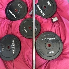 ベンチプレス　筋トレセット一式　97.5kg
