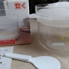 ハリオ　ガラス製レンジ釜