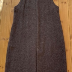 コムアーチ　comm.arch. WOOL ALPACA LONG GILET ロングジレの画像