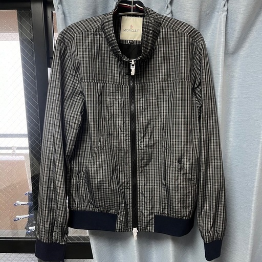 ブルゾンジャケット　チェック柄　長袖　ブランド