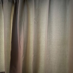 【使用期間2日間】カーテン 丈110㎝ 幅100㎝ ２枚の画像