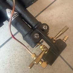 美品 鋳物コンロ パイロット付き 二重 の画像
