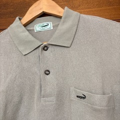 美品☆crocodile☆襟付き胸ポケットあり☆トレーナー☆L メンズの画像