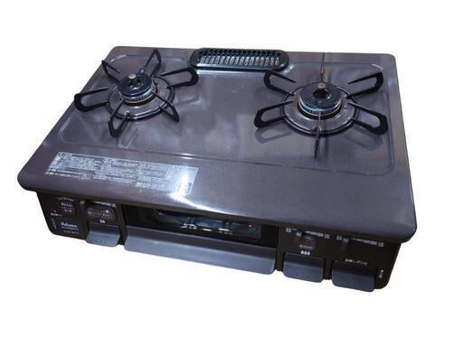 【売ります】パロマ　二口+グリル付コンロ　LPガス（プロパンガス）用　PA-S45BMA-R　2023年製